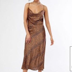 New Cheetah Print Slip Dress – Size Small